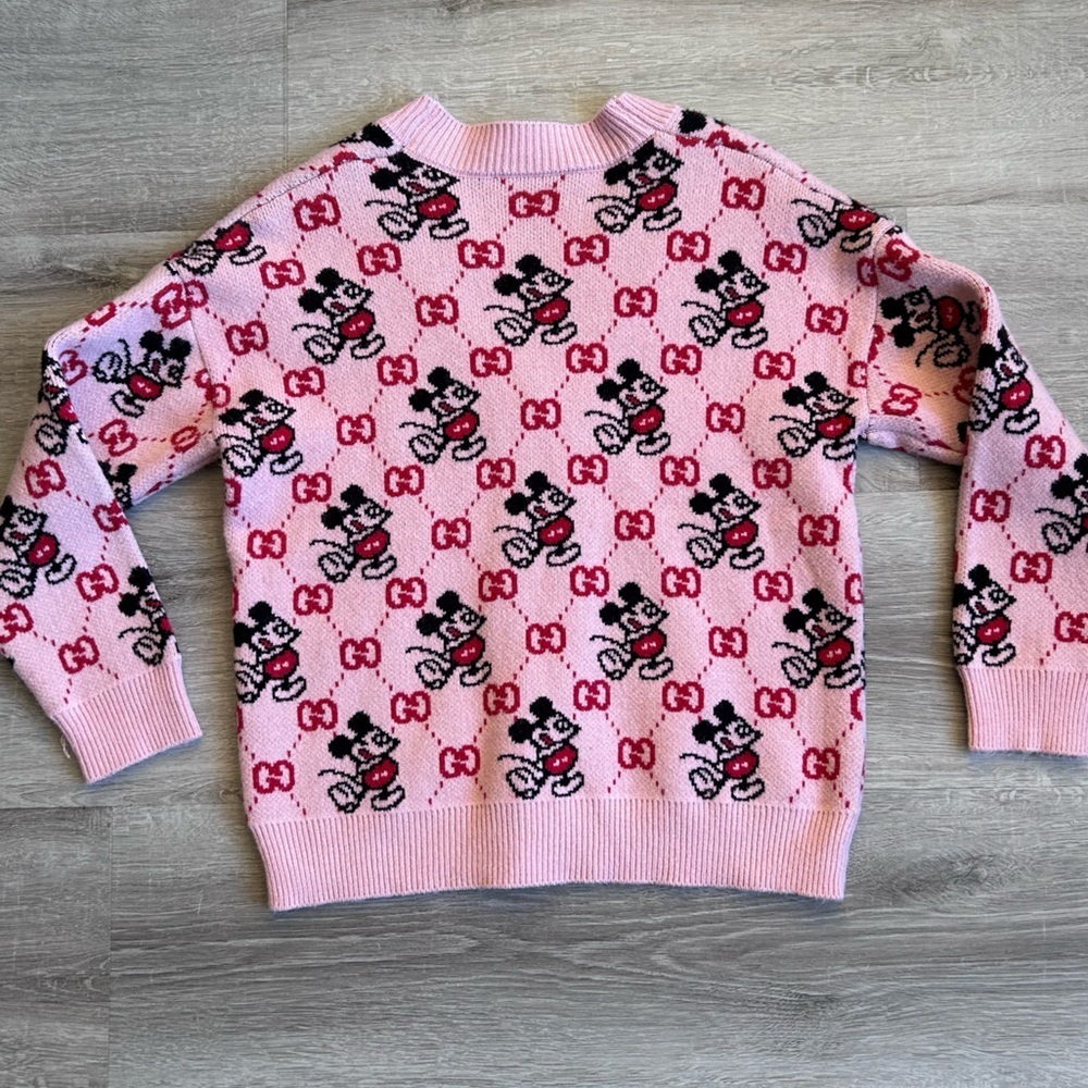 Pink Mickey Mouse Women's Sweater size M - Picture 3 of 5
